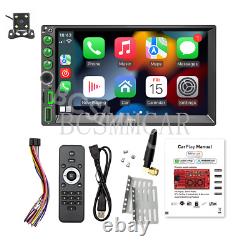 7in Car Stereo Radio Double 2 DIN MP5 Player Touch Screen Bluetooth Free Camera