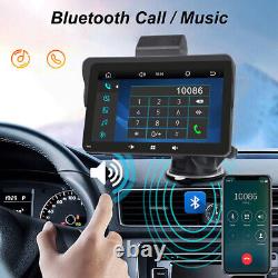 7in Portable Car Stereo Radio Wireless For Apple Carplay Android Auto MP5 Player