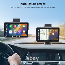 7in Portable Car Stereo Radio Wireless For Apple Carplay Android Auto MP5 Player