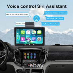 7in Portable Car Stereo Radio Wireless For Apple Carplay Android Auto MP5 Player