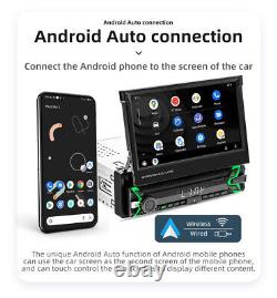 7in Single Din Car Stereo Radio MP5 Player Bluetooth FM Carplay Android Auto USB