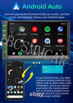 7in Touch Screen Car Stereo Radio Player For For Apple Carplay Android Auto Cam