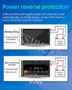 7in Touch Screen Car Stereo Radio Player For For Apple Carplay Android Auto Cam
