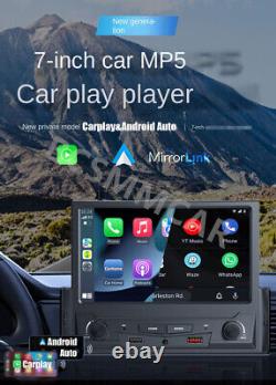 7in Truck Car Wireless CarPlay Android Auto Radio Head Unit Player Single Din