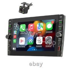 8in Double 2Din Android12 Car Radio Stereo WIFI GPS Navigation 2+32G Rear Camera