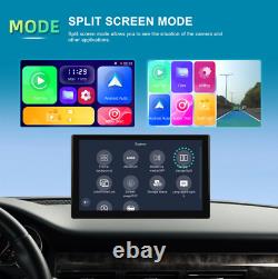 9in Car Monitor DVR Night Vision Portable Wireless CarPlay Android Auto Radio