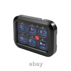 AUXBEAM 12V 6 Gang Control Panel LED On off Toggle Switch System For Car Boat