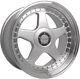 Alloy Wheels 19 Dare Dr-f5 Silver Pol For Land Rover Range Rover P38 94-02
