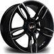 Alloy Wheels 19 Lmr Stag Black Polished Face For Range Rover P38 94-02