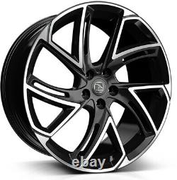 Alloy Wheels 22 Hawke Condor Black Polished Face For Range Rover P38 94-02