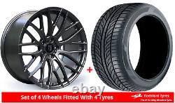 Alloy Wheels & Tyres 19 River R10 For Land Rover Range Rover P38 94-02