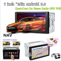 Android 8.0 7 1080P Double 2 Din Touch Quad-Core Car Stereo Radio GPS Wifi