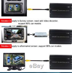 Auto Car 3D 360° Surround View Panorama System DVR with 4x Cameras Night Vision