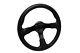 Black F2 Sports Steering Wheel 350mm 6x70mm Fits Momo Omp Boss Kit