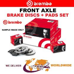 BREMBO Front BRAKE DISCS + PADS SET for LANDROVER RANGE ROVER 4.0 4x4 1998-2002