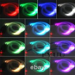 BT Fiber Optic Star Ceiling Meteor Light Kit RGBW Mixed 370pc+ 50PCS APP Control