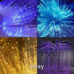 BT Fiber Optic Star Ceiling Meteor Light Kit RGBW Mixed 370pc+ 50PCS APP Control