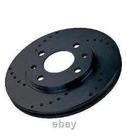 Black Diamond Drilled Front Discs for Landrover Range Rover 2 2.5TD 9/9402