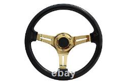 Black Gold TS Steering Wheel + Quick Release boss 42BK