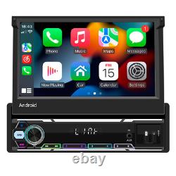 Bluetooth Car Radio Stereo MP5 Player 1Din Mirror Link WiFi GPS Android Auto 7in
