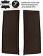 Brown Real Leather 2x Rear E Post Pillar Covers Fits Range Rover P38 94-02