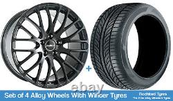 Calibre Alloy Wheels & Snow Tyres 20 For Land Rover Range Rover P38 94-02