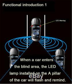 Car Blind Spot Monitoring BSM Radar Detection System Microwave Sensor Assistant