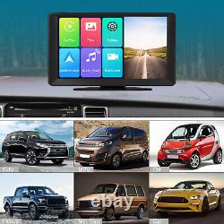 Car DVR Dash Cam Radio Wireless Carplay Android Auto Portable 9in Monitor BT FM