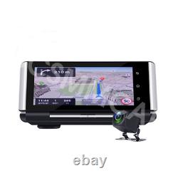 Car Dash Camera FHD 1080p Dual Lens Front Rear Cam GPS Touch Screen G Sensor