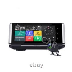 Car Dash Camera FHD 1080p Dual Lens Front Rear Cam GPS Touch Screen G Sensor