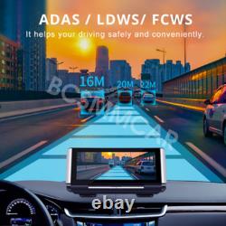 Car Dash Camera FHD 1080p Dual Lens Front Rear Cam GPS Touch Screen G Sensor