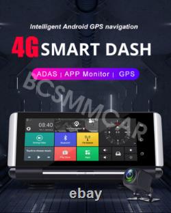 Car Dash Camera FHD 1080p Dual Lens Front Rear Cam GPS Touch Screen G Sensor