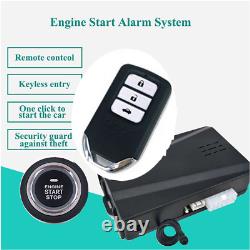 Car Ignition Switch Engine Start Push Button Keyless Entry Starter Alarm System