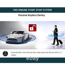 Car Ignition Switch Engine Start Push Button Keyless Entry Starter Alarm System