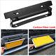 Carbon Fiber Style Adjustable Number Car License Plate Frame Holder Car Racing