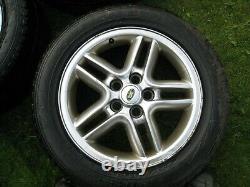 Discovery 2 and Range Rover P38 Hurricane alloy wheels and tyres x 5