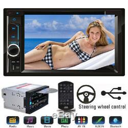 Double 2 DIN 6.2INCH Touch Screen Car DVD HD Player Stereo Radio witho GPS Sat Nav
