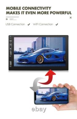 Double 2 Din 7in Car Stereo Radio Bluetooth GPS USB FM Android Auto MP5 Player