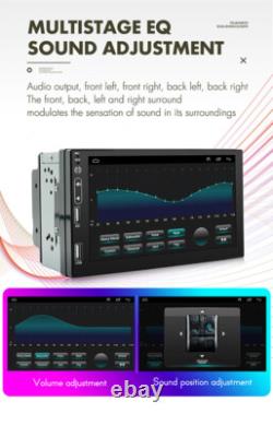 Double 2 Din 7in Car Stereo Radio Bluetooth GPS USB FM Android Auto MP5 Player
