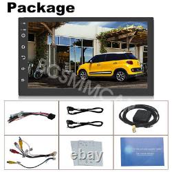 Double DIN Car Stereo Touch Screen Radio Android 8.0 Player GPS Navigation WiFi