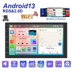 Double Din Car Stereo Radio BT GPS WIFI USB Video Player Head Unit 4G+64G Camera