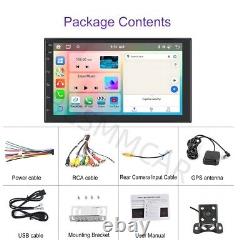 Double Din Car Stereo Radio BT GPS WIFI USB Video Player Head Unit 4G+64G Camera