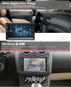 Double Din Car Stereo With Backup Camera Touch Screen Radio Mirror Link For GPS