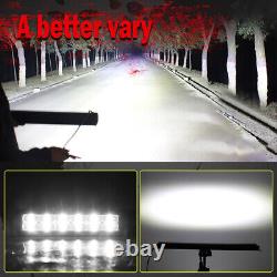 Dual Row 52INCH LED Light Bar 2000W Driving Offroad Flood Spot Combo Beam 5450