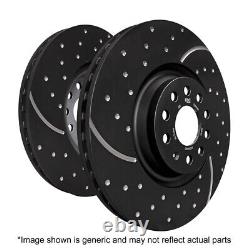 EBC 297mm Vented Grooved Dimpled Front GD-Series Sport Brake Discs PAIR GD956