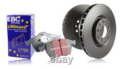 EBC Front Brake Discs & Ultimax Pad for Landrover Range Rover (P38) 3.9 (9496)