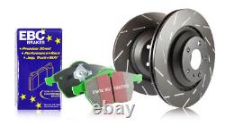 EBC Rear Ultimax Brake Discs Greenstuff Pads for Range Rover P38 3.9 9496