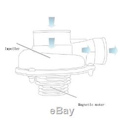 Electric Turbo Supercharger Kit Thrust Turbocharger Air Filter Intake Powerful