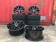 For Range Rover Sport Vogue Discovery 22 Inch Wheels Tyres Spyder Black Pearl