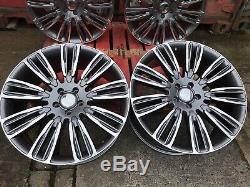 Fits Range Rover Sport 22'' Turbine New Alloy Wheels & New Tyres Gunmetal Pol